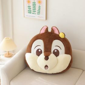 Cartoon Chipmunk Cushion Car Pillow Air Conditioning Blanket