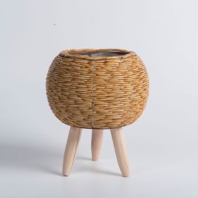 Hyundai Simple Handmade Woven Flower Pot Storage Container