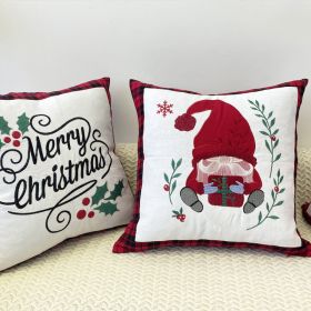 New Christmas Embroidery Pillow Cover