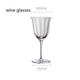 Retro Style Household Red Wine Champagne Glasses Set