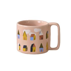 Mug Pink Coffee And Breakfast Cup