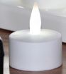 LED Glow Rechargeable Yellow Flashing Candle Lamp (Option: White-USB)